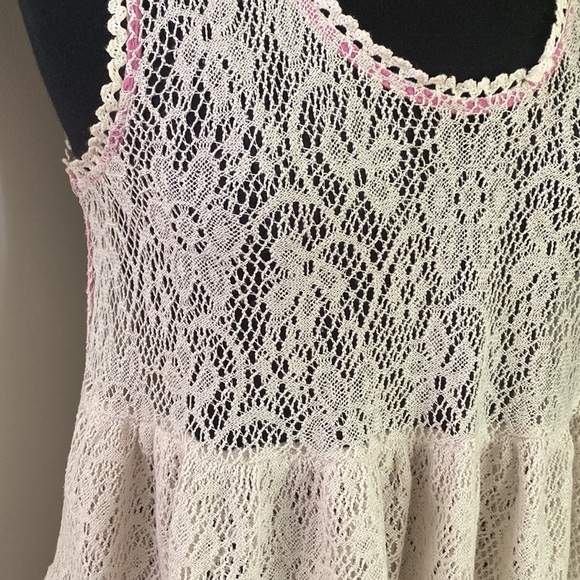 Free People Crochet Tiered Top - Picture 4 of 7